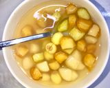 Hình bước làm 9 của món Chè củ năng Thái