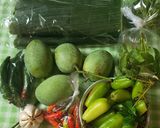 Foto langkah ke 1 dari resep Pepes Ikan Kacang-Kacang Mangga Muda.