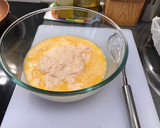 Foto del paso 9 de la receta: Pastel de merluza y gambas con salsa de piquillos