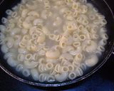 A picture of step 2 of Elbow Pasta with Veggies, Mushrooms,Cheesy Tomatoes, Rosemary.