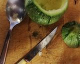 Foto del passaggio 2 della ricetta Zucchine ripiene di carne macinata e mix di orzo e farro
