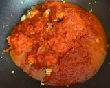 A picture of step 5 of Garlic Chicken Penne Pasta with Spicy Marinara.