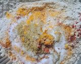 A picture of step 1 of Bajre ka thepla.