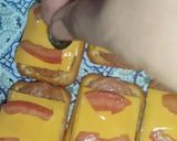 A picture of step 7 of Pepperoni Crackers 😋.