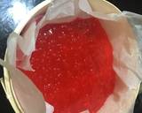 Rose flavoured steamed Sago-pandan cake recipe step 5 photo