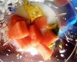 A picture of step 2 of Avocado and melon smoothie.