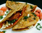 A picture of step 14 of Indo mexican Tacos.