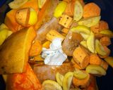 A picture of step 4 of Candied Pumpkin with Sweet Potato.