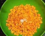 A picture of step 2 of Masala crispy corn.