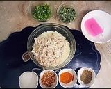A picture of step 1 of Chicken Potato Cheese Balls.