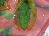 Chiles rellenos de agua con quesillo