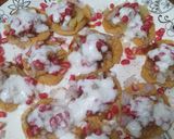 A picture of step 4 of Sev Puri.