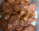 A picture of step 1 of Chicken al baik from saudi Arabia.