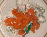 A picture of step 2 of Fruit Cream Bean Salad.