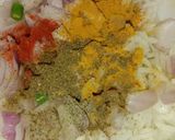 A picture of step 1 of Rice pakoda.