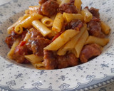 Foto del paso 5 de la receta: Pasta a la zozzona -con salchicha fresca-