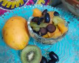 A picture of step 4 of Tri colour Fruit Salad.