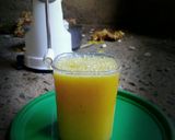 A picture of step 3 of Jack fruit juice.