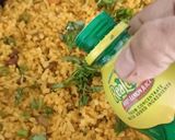 A picture of step 5 of Basanti Poha.