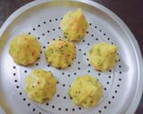 A picture of step 6 of Steamed Veggie Khichu Modak.