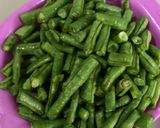 Foto langkah ke 1 dari resep Kacang Panjang Kuah Bening.