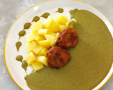 Sóskamártás, főtt burgonyával és fasírttal recept fázis 3 fotója