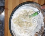 A picture of step 4 of Eggless Mango cake.
