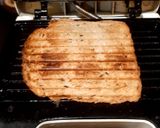 A picture of step 2 of Chicken Kebab Grilled Sandwich (with leftover Kebab).