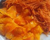 Foto del paso 1 de la receta: Budín De Zanahoria Y Mandarina Con Crema De Queso