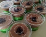 Foto langkah ke 5 dari resep Puding Lumut Cokelat.