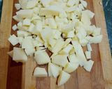 A picture of step 5 of Penne with Radicchio and Creamy Cheese Sauce.