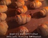 Gambar langkah 6 resipi Paf Epal Gulung (Apple Blankets).
