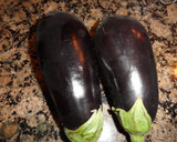 Foto del paso 1 de la receta: Berenjenas rellenas de pollo con jamón