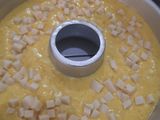Bolu labu kuning panggang lembut topping keju