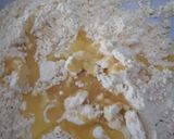 A picture of step 1 of Besan barfi.