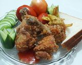 A picture of step 6 of Crispy fried chicken.