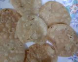 A picture of step 1 of Sev puri.
