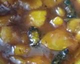 A picture of step 3 of Raw mango launji in jaggery.
