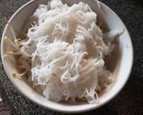 Hình bước làm 1 của món Bún trộn chay