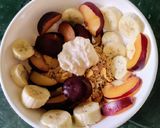 A picture of step 3 of Muesli with Plums and Banana.
