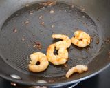 A picture of step 2 of Prawns cocktail with a twist 🍤🍸.