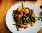 Foto del paso 7 de la receta: Fideos caseros de acelga