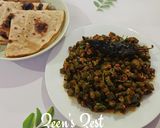 A picture of step 6 of Beans Palya.