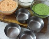 तिरंगा कटोरी ढोकला(tiranga katori dhokla recipe in hindi) रेसिपी चरण 9 फोटो