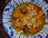 A picture of step 22 of Apple-apricot lamb stew.
