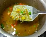 A picture of step 6 of Veg pulav.