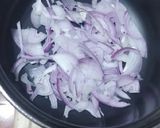 A picture of step 2 of Hara Dhania Aloo.