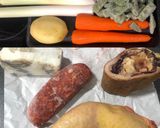 A picture of step 2 of Cocido Madrileño (Pressure Cooker).