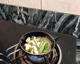 A picture of step 7 of Curd samak rice.