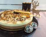 Foto del paso 10 de la receta: Tarta 3 chocolates con base de galleta y turrón 🍫🥄🍫